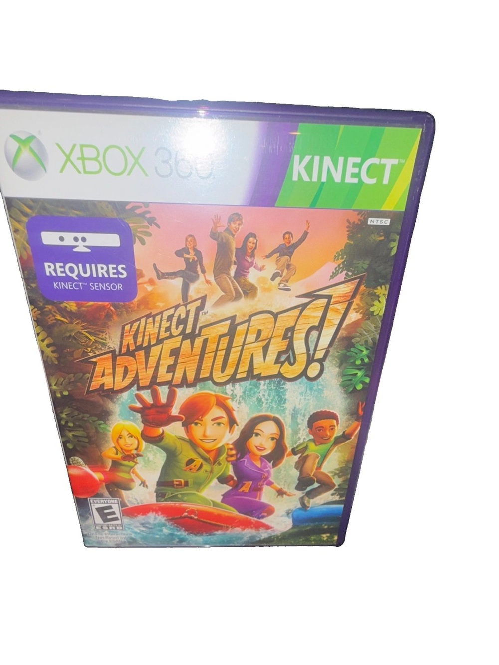 Kinect Adventures! Xbox 360 Game - Purple Case